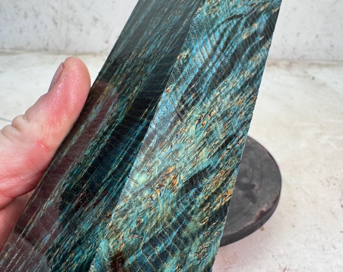 Stabilized Black Ash Burl Turning Blank | Game or Duck Call | SBAB 1118