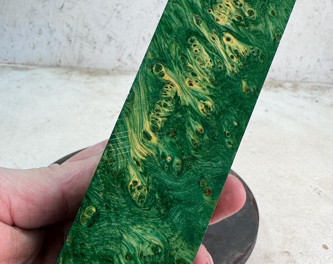 Stabilized Yellow Cedar Burl Duck Call Blank or Turning Blank | YCB 400