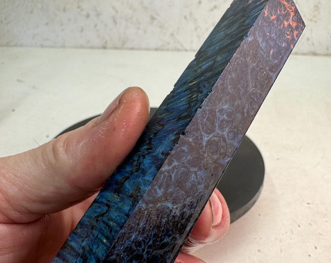 Stabilized Amboyna Burl Pen Blank | SPB 494
