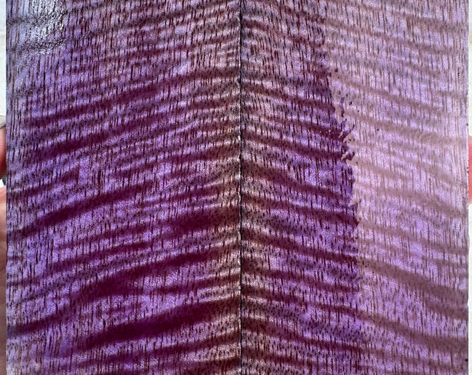 Stabilized Curly Mango Knife Scales | OVERSIZED | SCM 670