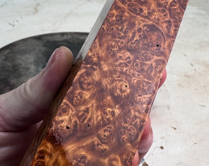 Stabilized Amboyna Burl Turning Blank | Duck or Call Blank | SAB 969
