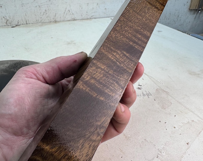 Stabilized Curly Mango Pool Cue Blank | Turning Blank | SCM 571