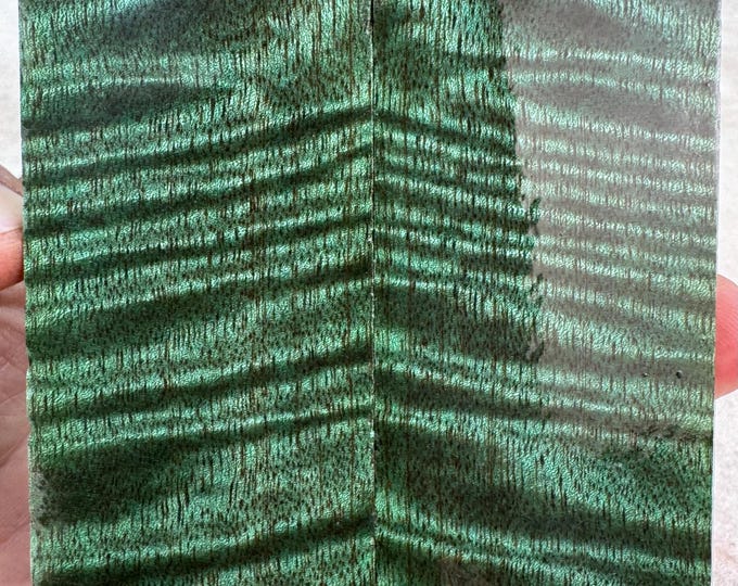 Stabilized Curly Mango Knife Scales | SCM 710