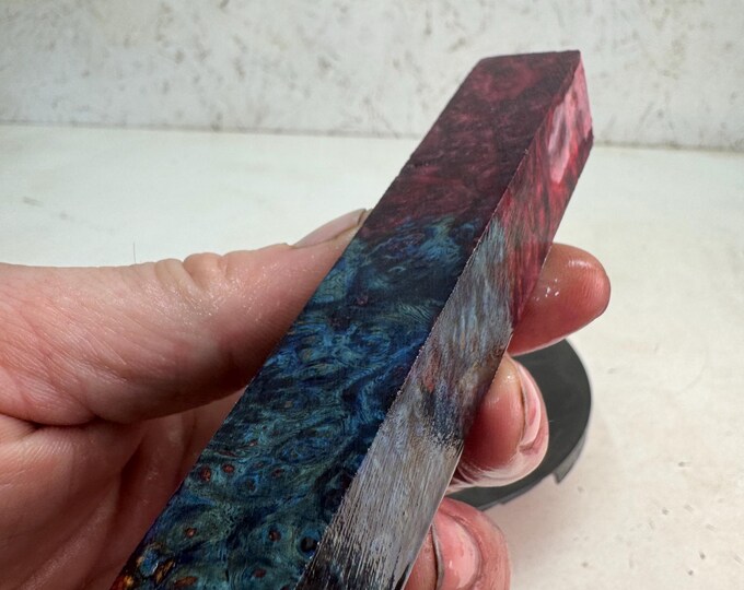Stabilized Amboyna Burl Pen Blank | SPB 501
