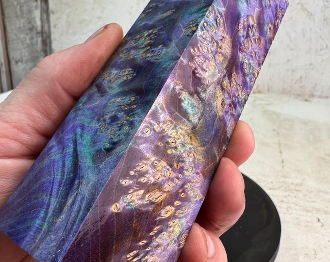 Stabilized Box Elder Burl Turning Blank | Duck or Game Call | SBEB 895