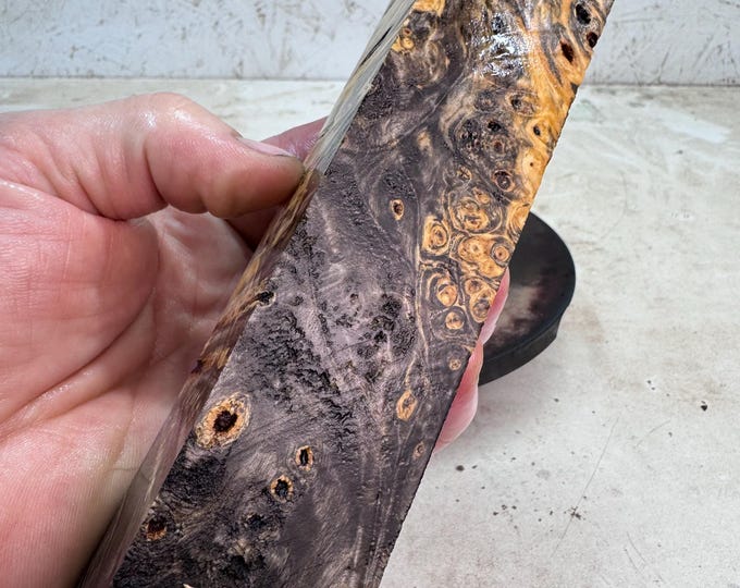 Stabilized Buckeye Burl Turning Blank | Game or Duck Call | SBB