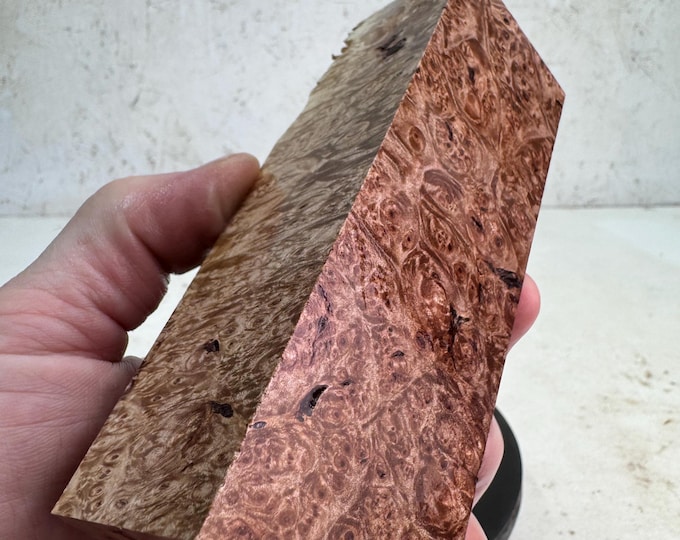 Stabilized Maple Burl Turning Blank | Game or Duck Call | SMB 972