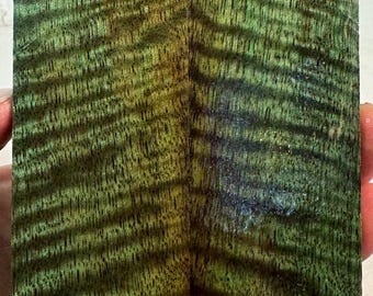 Stabilized Curly Mango Knife Scales | FREE SHIPPING | SCM 307