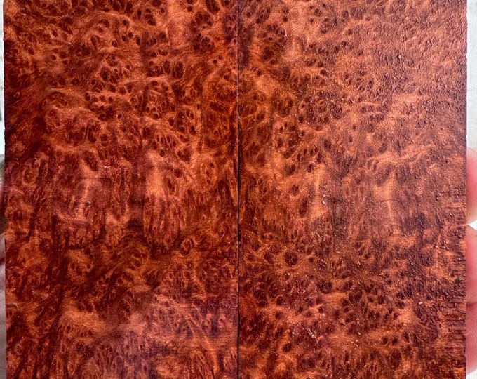 Stabilized Redwood Lace Burl Knife Scales | SRW 760
