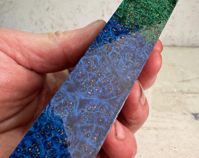 Stabilized Amboyna Burl Pen Blank or Turning Blank | 1" Square | SAB 842