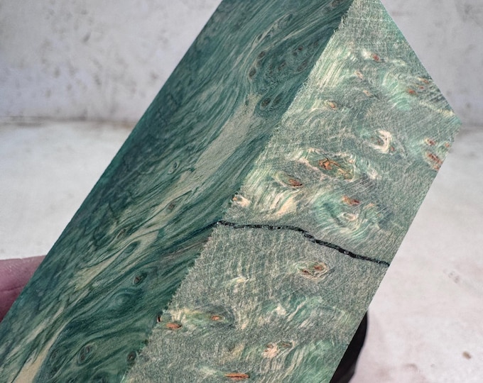 Stabilized Yellow Cedar Burl Duck Call Blank or Turning Blank | YCB 401