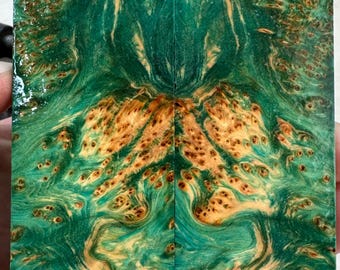 Stabilized Yellow Cedar Burl Knife Scales | YCB 394