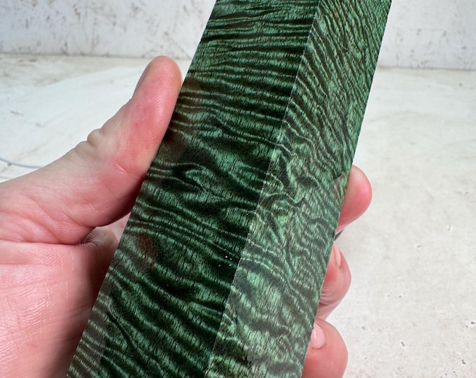 Stabilized Curly Mango Turning Blank | Duck or Game Call | SCM 644