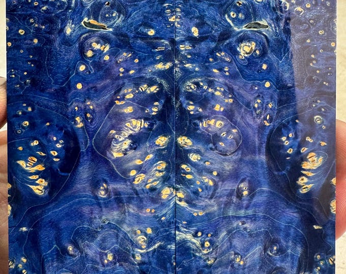 Stabilized Box Elder Burl Knife Scales | SBEB 1147