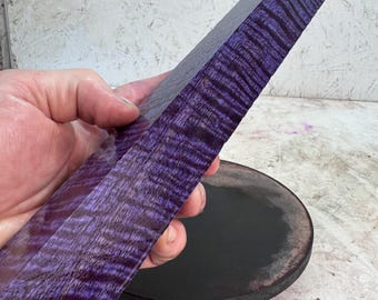 Stabilized Curly Mango Pool Cue Blank | Turning Blank | SCM 762