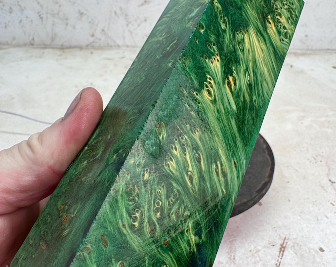 Stabilized Yellow Cedar Burl Duck Call Blank or Turning Blank | YCB 412