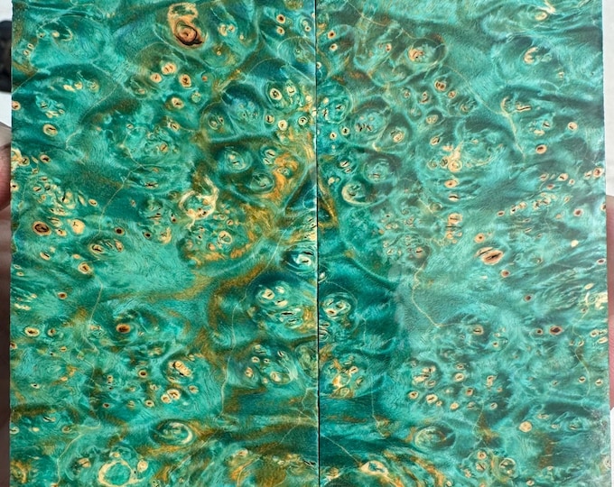 Stabilized Box Elder Burl Knife Scales | SBEB 1085