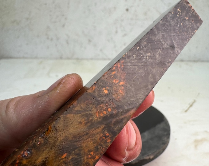 Stabilized Amboyna Burl Pen Blank | SPB 448