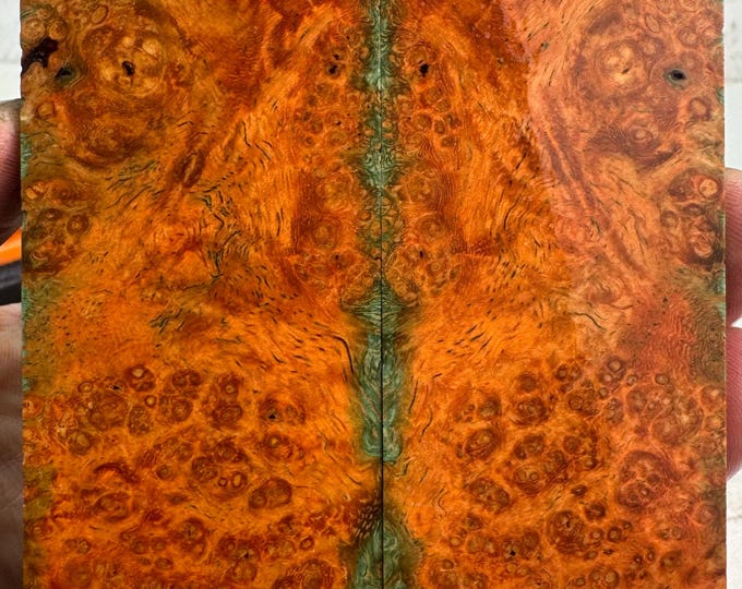 Stabilized Amboyna Burl Knife Scales | SAB 605