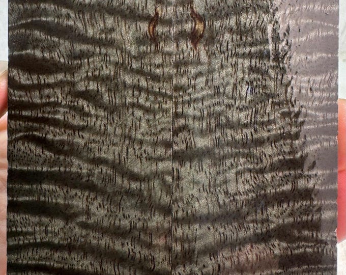 Stabilized Curly Mango Knife Scales | SCM 504