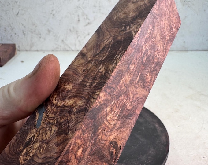 Honduran Rosewood Burl Turning Blank | Duck or Game Call | HRB 144