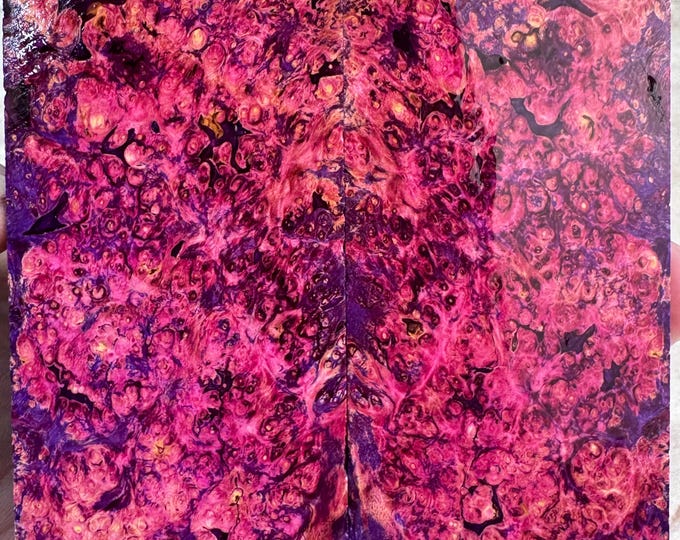 Stabilized Box Elder Burl Knife Scales | SBEB 1170