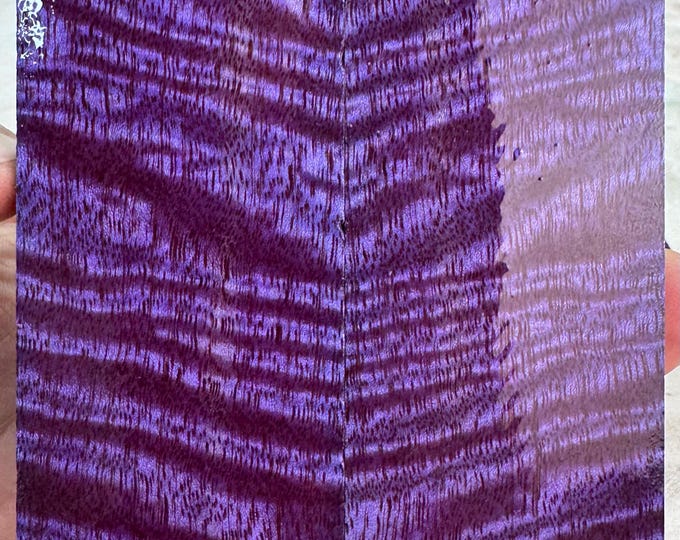 Stabilized Curly Mango Knife Scales | SCM 712