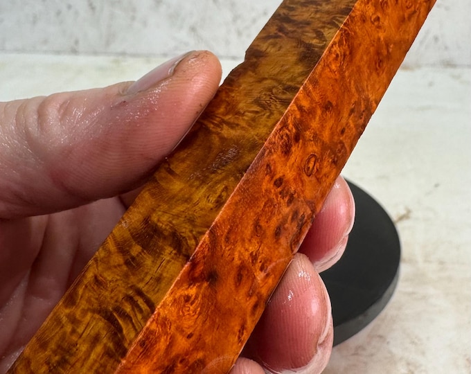 Stabilized Amboyna Burl Pen Blank | SPB 518