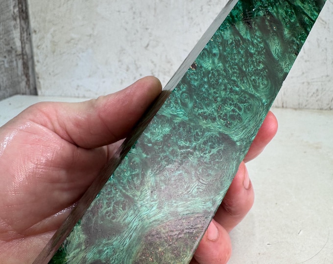 Stabilized Amboyna Burl Turning Blank | SAB 816