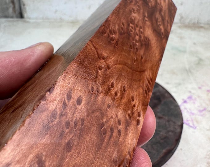 Stabilized (by K&G) Redwood Lace Burl Turning Blank | Game Call | SRW 956