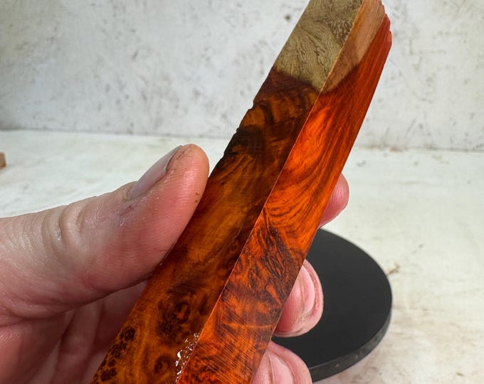 Stabilized Amboyna Burl Pen Blank | SPB 517