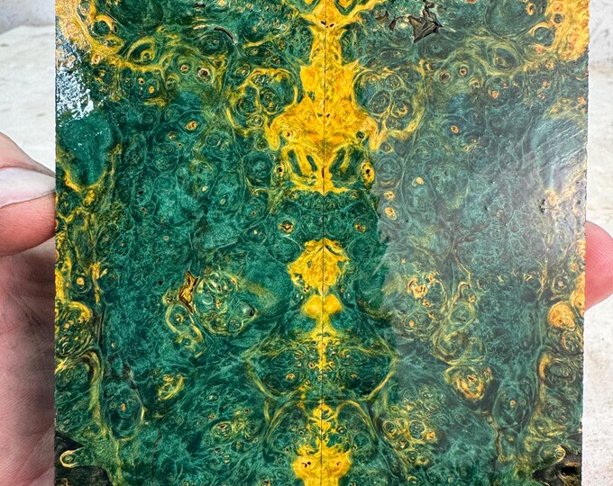 Stabilized Box Elder Burl Knife Scales | SBEB 1058