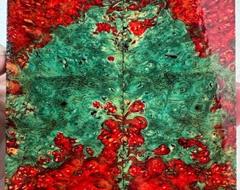 Stabilized Amboyna Burl Knife Scales | SAB 1109