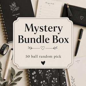 Mysteriebrevpapperspaket 50 bollar