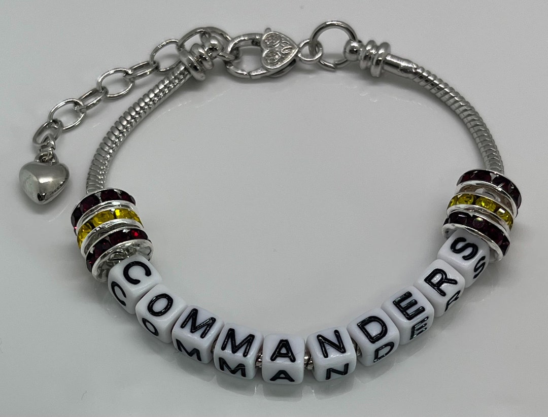 Commanders Bracelet With Rhinestones - Etsy