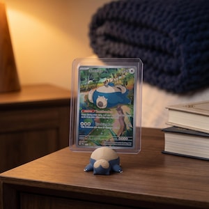 Snorlax Trading Card Stand Display Pokemon 3D Printed