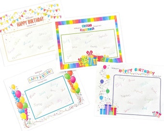 Happy Birthday Class Card