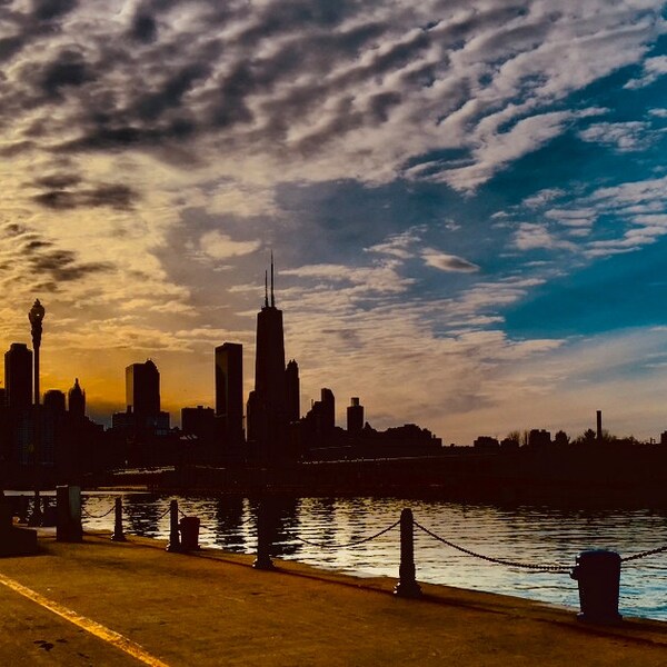 Navy Pier at Sunset