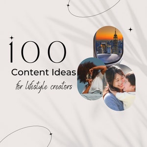 100 Ideas for Social Media Content for Beginner Creators | Instagram Content Ideas | Influencer Content Ideas
