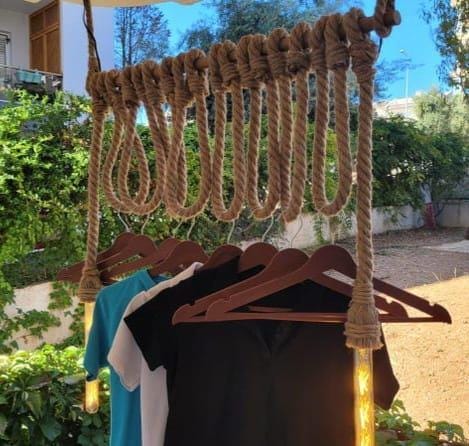 Industrial Rope Clothes Rack With 2 Lights - UL & CE Certified Ceiling ...