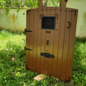 Rustic garden door / gate,  antique style barn door, retro garden door, retro entry gate, farmhouse decorative door, country house decor