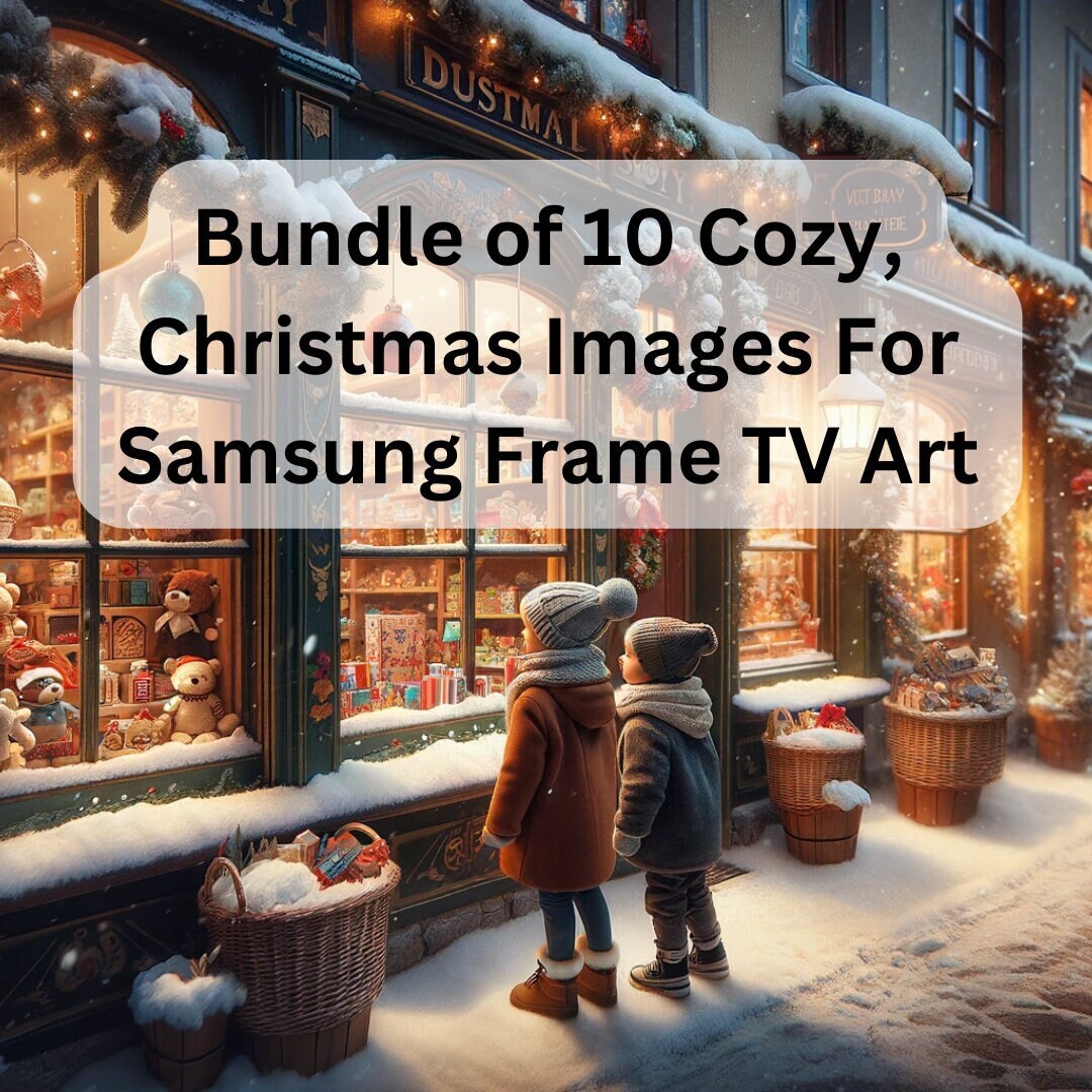 Samsung Frame TV Cozy Christmas Art Bundle Samsung Frame TV Etsy UK