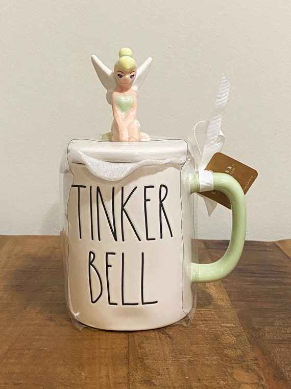 Rae Dunn Tinker Bell Mug With Lid, Kitchen Decor - Etsy