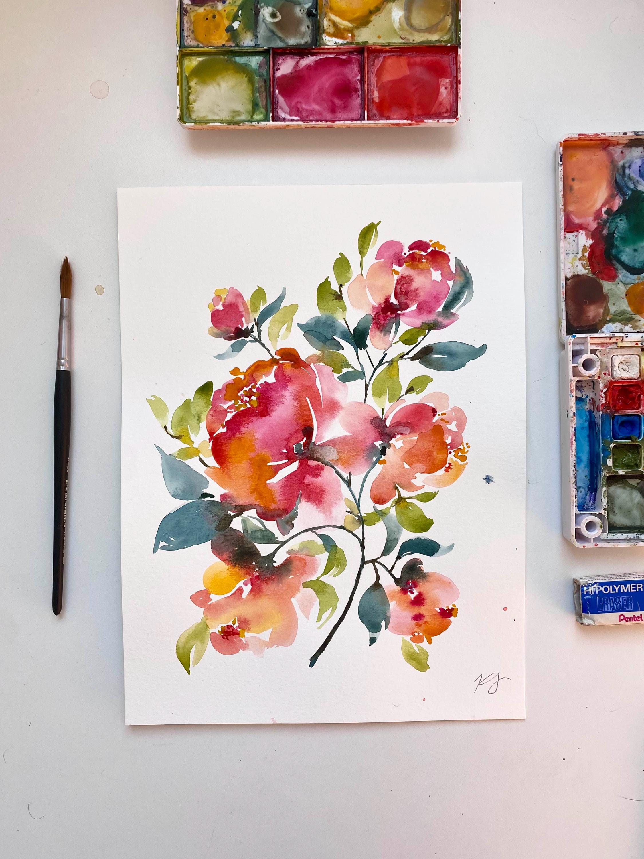 本33／Painting Fresh Florals in Watercolor Welcome Spring with Inspiring Watercolor Florals - DANIEL SMITH
