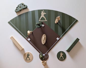 Gra strategiczna Baseball Army Men | Gracze drukowani w 3D, zabawa w baseball przy stole