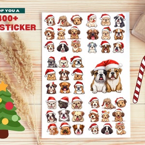 400+ Christmas Dog Design png SVG Bundle, Christmas Dog Sticker Family PNG, Christmas Cartoon PNG Bundle, Christmas Magical Sublimation