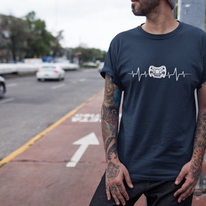 Sim Racer Heartbeat Shirt for Sim Racing Gift Video Game Racing Tee Car ...