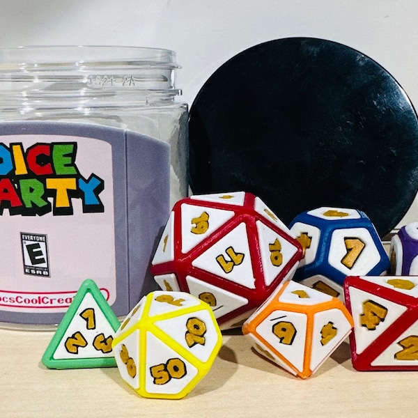 SET completo di gioco di ruolo a tema Mario Party