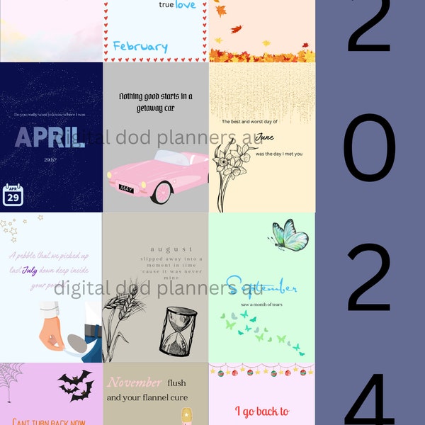 2024 Bullet Journal (full year)