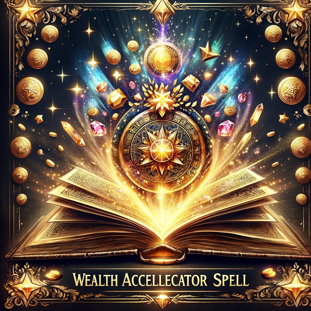 Wealth Accelerator Spell Prosperity Boost Spell Rapid Etsy